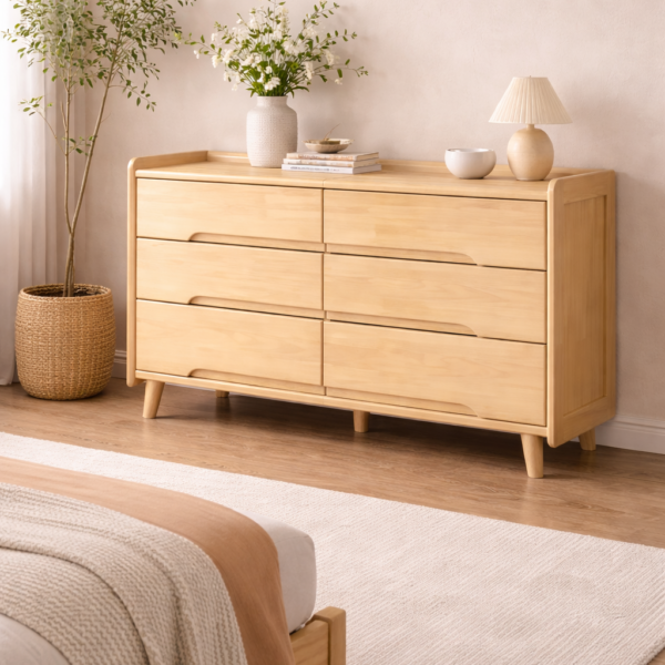 Roma Natural Wood Dresser